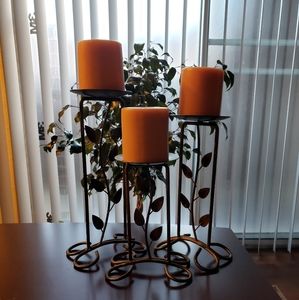 ⚠️SOLD⚠️Candle holder with candles
